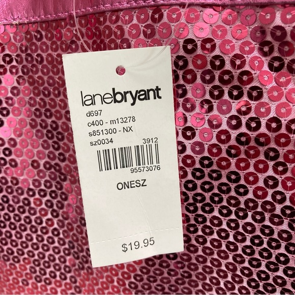 Lane Bryant Pink Sequin Tote Bag NWT - Picture 3 of 8